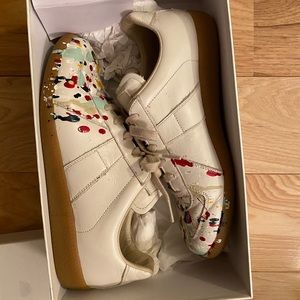 Maison margiela replica paint drop sneakers
